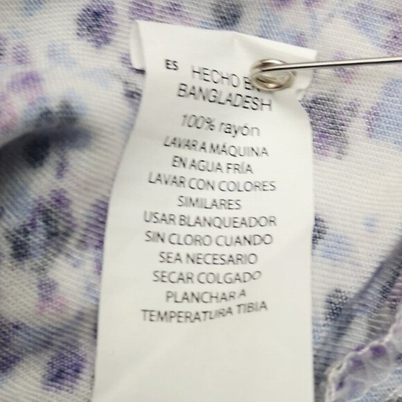 NWT Joe Fresh Ladies Size Small Long Sleeves Flower Pattern Dress - Picture 7 of 10